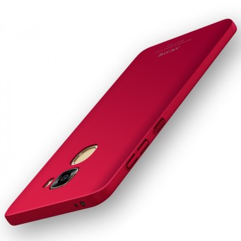 Пластиковый непрозрачный матовый чехол с улучшенной защитой элементов корпуса для LeEco Le Pro 3 Красный