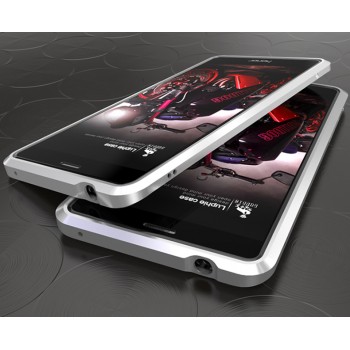 Металлический прямоугольный бампер сборного типа на винтах для Huawei Honor 6X Белый