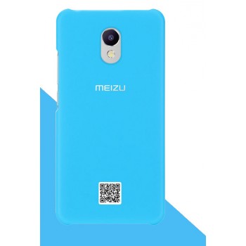 Оригинальный пластиковый непрозрачный матовый чехол для Meizu M5 Note  Голубой