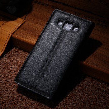 Чехол портмоне подставка на магнитной защелке для Samsung Galaxy A5 Черный