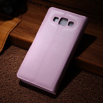 Чехол портмоне подставка на магнитной защелке для Samsung Galaxy A5 Розовый