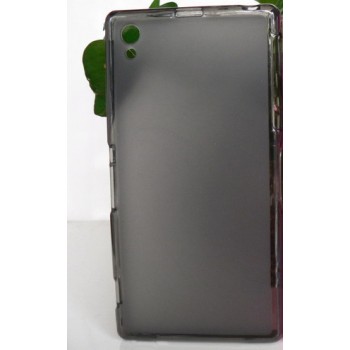 Силиконовый матовый полупрозрачный чехол для Sony Xperia Z1