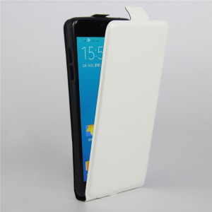 Чехол вертикальная книжка на силиконовой основе с отсеком для карт на магнитной защелке для Samsung Galaxy A5 (2016) Белый