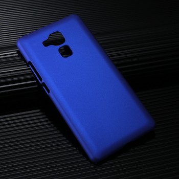 Пластиковый непрозрачный матовый чехол для Huawei Honor 5X Синий