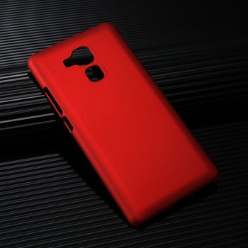 Пластиковый непрозрачный матовый чехол для Huawei Honor 5X Красный