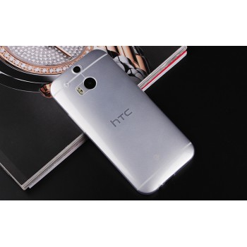 Силиконовый транспарентный чехол для HTC One (M8)
