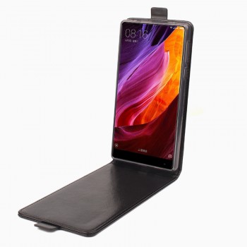 Глянцевый водоотталкивающий чехол вертикальная книжка на силиконовой основе на дизайнерской магнитной защелке для Xiaomi Mi Mix