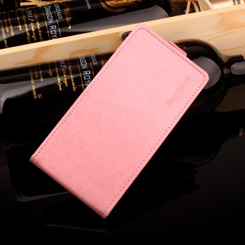 Глянцевый водоотталкивающий чехол вертикальная книжка на силиконовой основе на дизайнерской магнитной защелке для Xiaomi Mi Mix Розовый