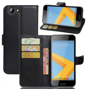 Чехол портмоне подставка для HTC One A9S с магнитной защелкой и отделениями для карт