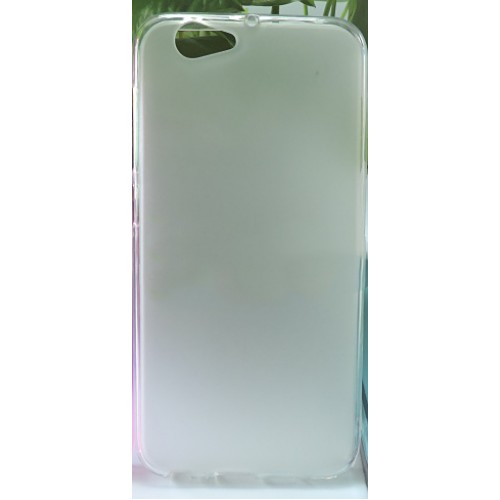 Силиконовый матовый полупрозрачный чехол для HTC One A9S, цвет Белый