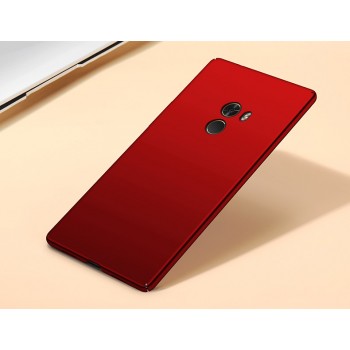 Пластиковый непрозрачный матовый чехол с улучшенной защитой элементов корпуса для Xiaomi Mi Mix Красный