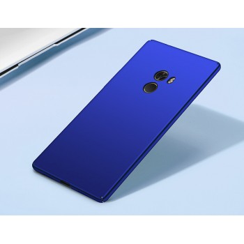 Пластиковый непрозрачный матовый чехол с улучшенной защитой элементов корпуса для Xiaomi Mi Mix Синий