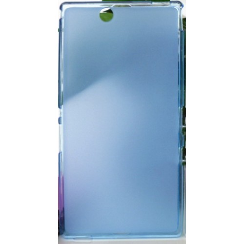 Силиконовый матовый полупрозрачный чехол для Sony Xperia Z Ultra