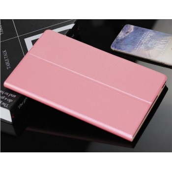 Чехол книжка подставка на непрозрачной поликарбонатной основе для Lenovo Tab 3 8 Plus Розовый