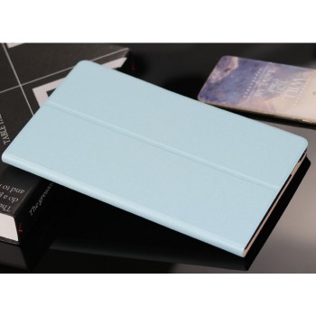 Чехол книжка подставка на непрозрачной поликарбонатной основе для Lenovo Tab 3 8 Plus Голубой
