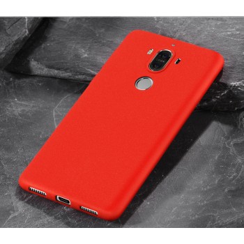 Силиконовый матовый непрозрачный чехол с повышенной шероховатостью для Huawei Mate 9 Красный
