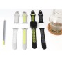 Силиконовый спортивный нескользящий дышащий чехол для Apple Watch 42mm, цвет Белый