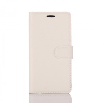 Чехол портмоне подставка для Samsung Galaxy S8 Plus с магнитной защелкой и отделениями для карт Белый