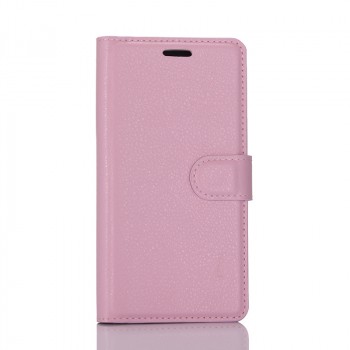 Чехол портмоне подставка для Samsung Galaxy S8 Plus с магнитной защелкой и отделениями для карт Розовый