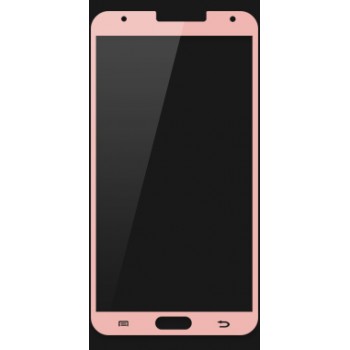 3D полноэкранное ультратонкое износоустойчивое сколостойкое олеофобное защитное стекло для Samsung Galaxy Note 3 Розовый