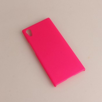 Пластиковый непрозрачный матовый чехол для Sony Xperia XA1 Пурпурный