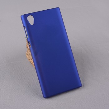 Пластиковый непрозрачный матовый чехол для Sony Xperia XA1 Ultra  Синий