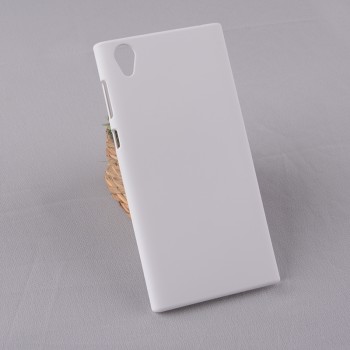 Пластиковый непрозрачный матовый чехол для Sony Xperia XA1 Ultra  Белый