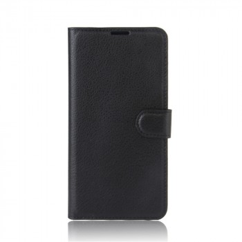 Чехол портмоне подставка для Sony Xperia XA1 Ultra с магнитной защелкой и отделениями для карт Черный