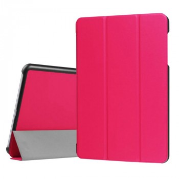 Сегментарный чехол книжка подставка на непрозрачной поликарбонатной основе для Asus ZenPad 3S 10 LTE Пурпурный