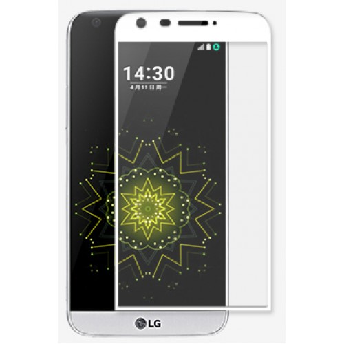 Полноэкранное ультратонкое износоустойчивое сколостойкое олеофобное защитное стекло-пленка для LG G5