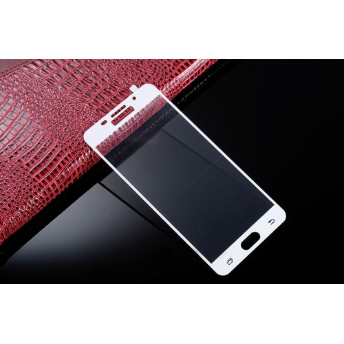 3D полноэкранное ультратонкое износоустойчивое сколостойкое олеофобное защитное стекло для Samsung Galaxy A7 (2016), цвет Белый