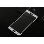 3D полноэкранное ультратонкое износоустойчивое сколостойкое олеофобное защитное стекло для Samsung Galaxy S6 Edge Plus, цвет Белый