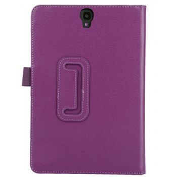 Чехол книжка подставка с рамочной защитой экрана и крепежом для стилуса для Samsung Galaxy Tab S3 Фиолетовый