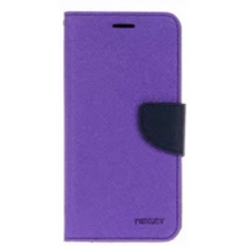 Чехол портмоне подставка на силиконовой основе с отсеком для карт на магнитной защелке для Sony Xperia XA1  Фиолетовый