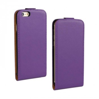Чехол вертикальная книжка на пластиковой основе на магнитной защелке для Iphone 6/6s Фиолетовый