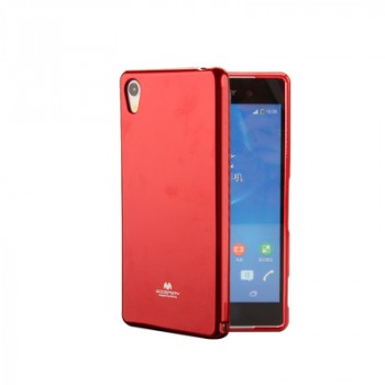 Силиконовый глянцевый непрозрачный чехол для Sony Xperia XA1 Ultra  Красный