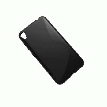 Силиконовый матовый полупрозрачный чехол с дизайнерской текстурой S для Asus ZenFone Live Черный