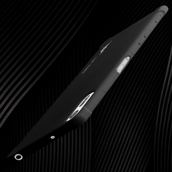 Силиконовый матовый непрозрачный чехол с усиленными углами для Sony Xperia XZ  Черный