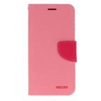 Чехол портмоне подставка на силиконовой основе с отсеком для карт на магнитной защелке для Sony Xperia XA1 Ultra  Розовый