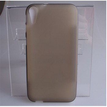 Силиконовый матовый непрозрачный чехол для HTC Desire 830  Серый
