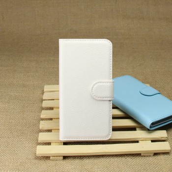 Чехол портмоне подставка на силиконовой основе на магнитной защелке для Sony Xperia Z1 Compact Белый
