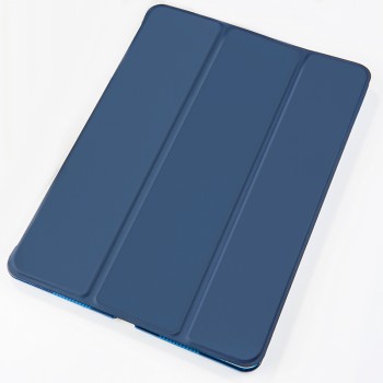 Сегментарный чехол книжка подставка на транспарентной поликарбонатной основе для Ipad Pro 10.5 Синий