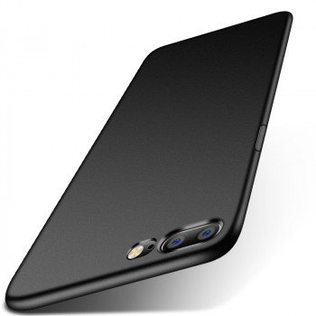 Силиконовый матовый непрозрачный чехол для OnePlus 5  Черный