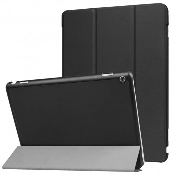 Сегментарный чехол книжка подставка на непрозрачной поликарбонатной основе для Huawei MediaPad M3 Lite 10 