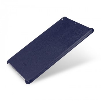 Кожаный чехол накладка (премиум нат. кожа) для Ipad Pro 10.5 Синий