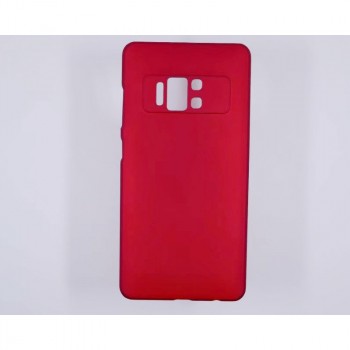 Пластиковый непрозрачный матовый чехол для ASUS ZenFone AR Красный