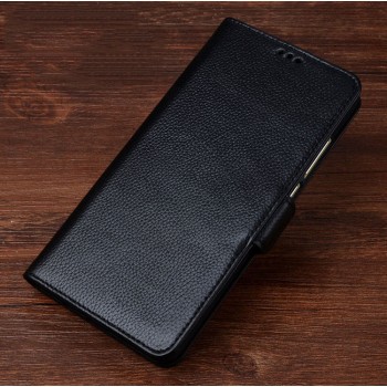Кожаный чехол портмоне подставка (премиум нат. кожа) с крепежной застежкой для ASUS ZenFone AR