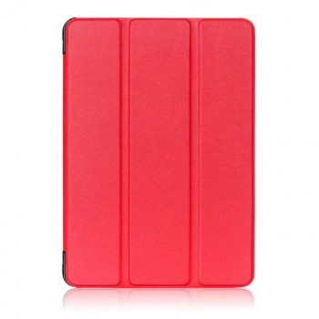 Сегментарный чехол книжка подставка на непрозрачной поликарбонатной основе для Lenovo Tab 4 10 Plus Красный