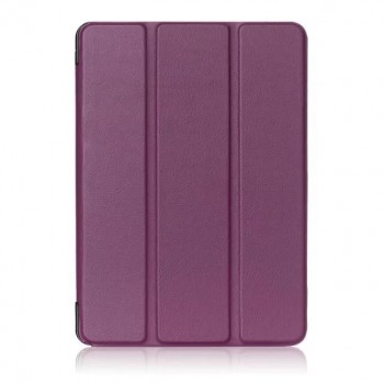 Сегментарный чехол книжка подставка на непрозрачной поликарбонатной основе для Lenovo Tab 4 10 Plus Фиолетовый