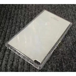 Силиконовый матовый полупрозрачный чехол для Lenovo Tab 4 8 Белый